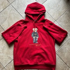 Red Year of the Tiger Polo Bear XL Hoodie